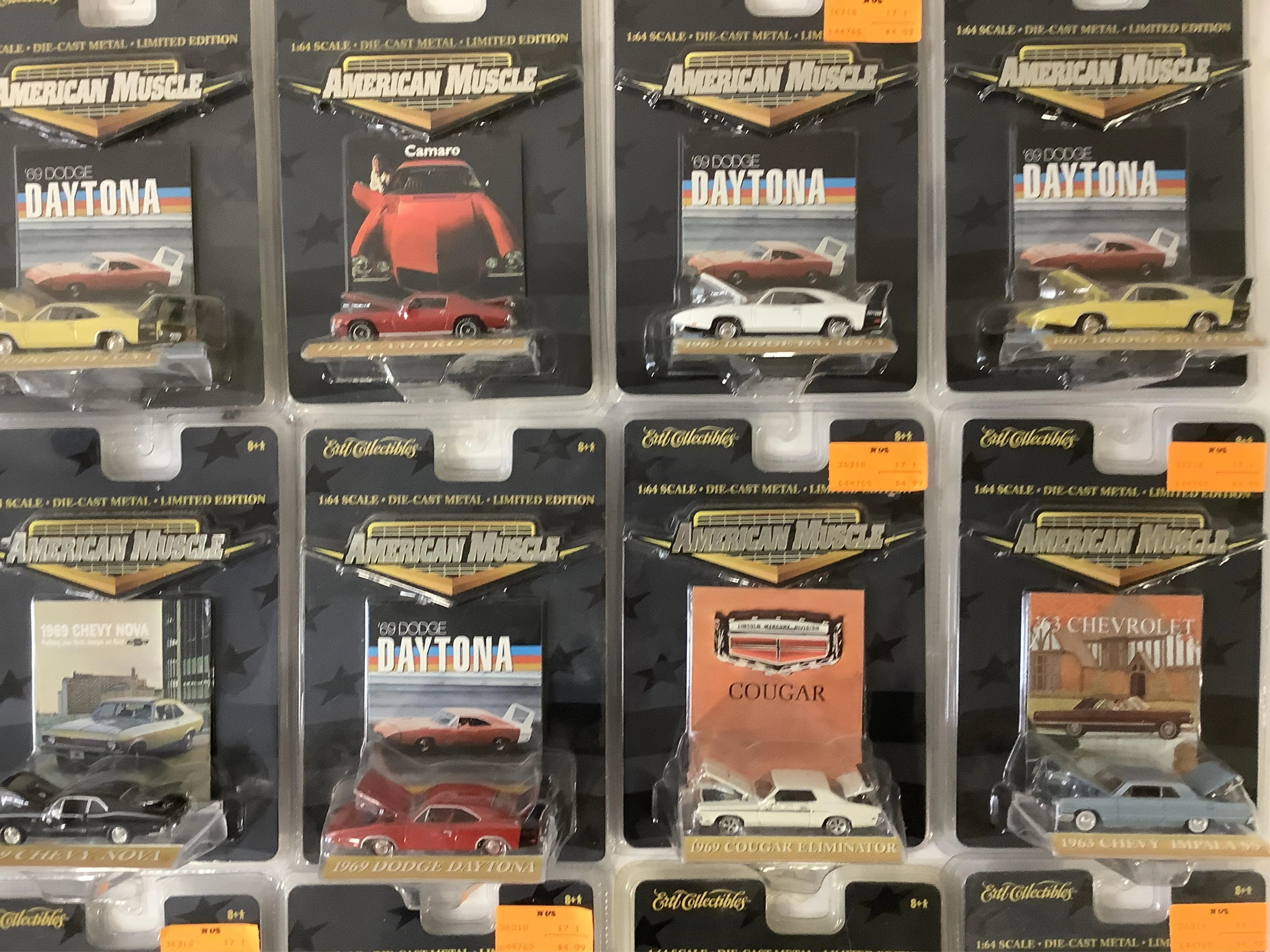 50051 american muscle authentics diecast display