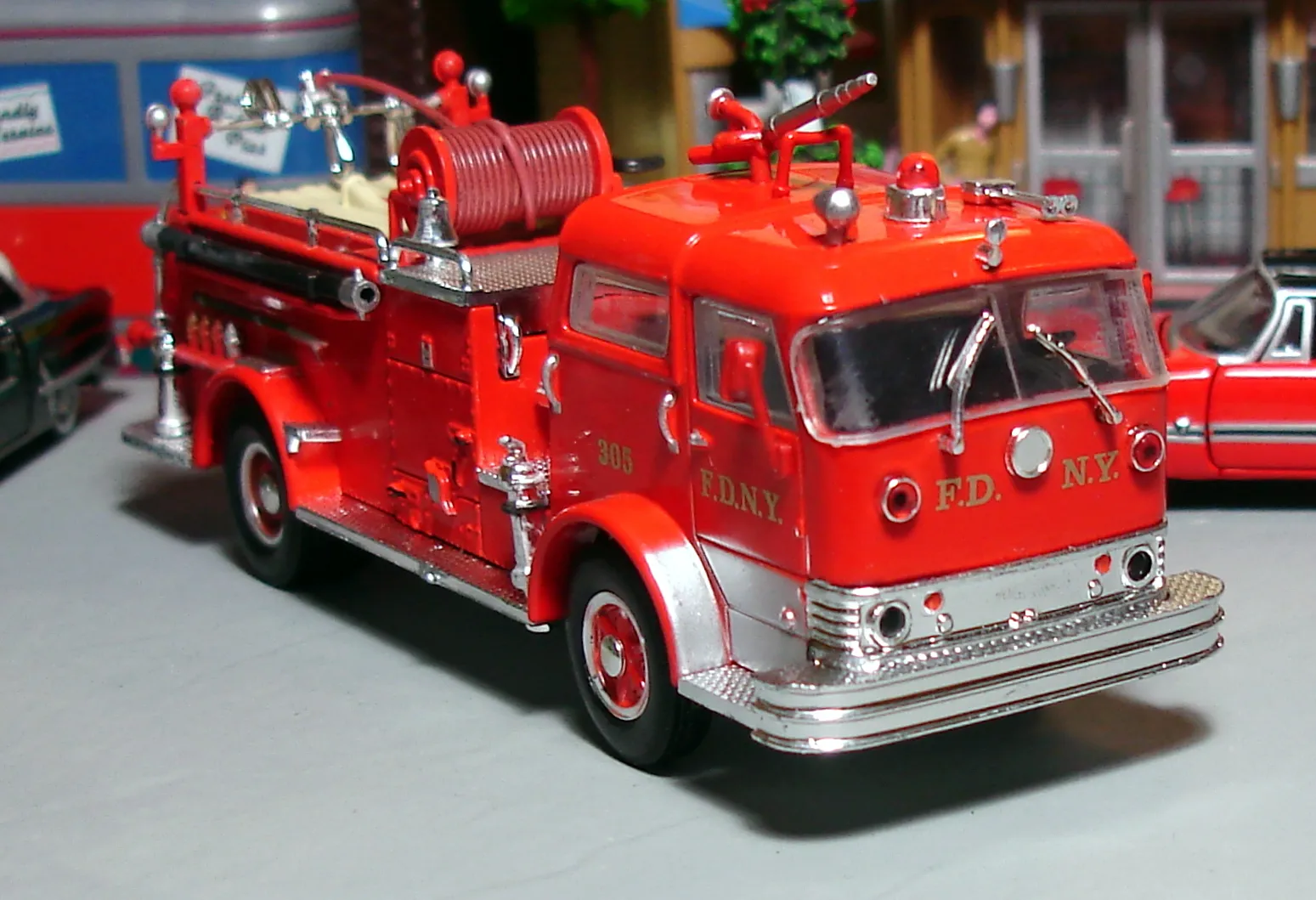 50084 mack fire truck model