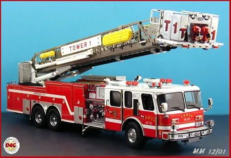 50084 pierce fire truck model