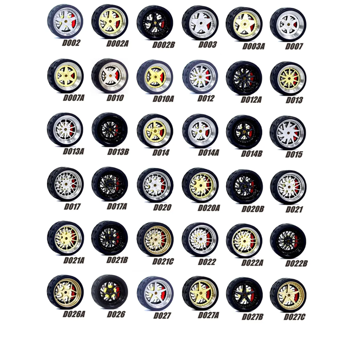 50088 1 64 alloy wheels diecast cars