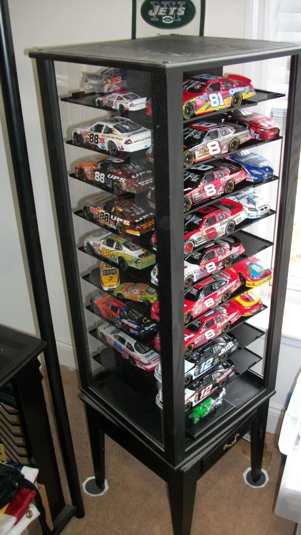 50180 diecast car display case overview