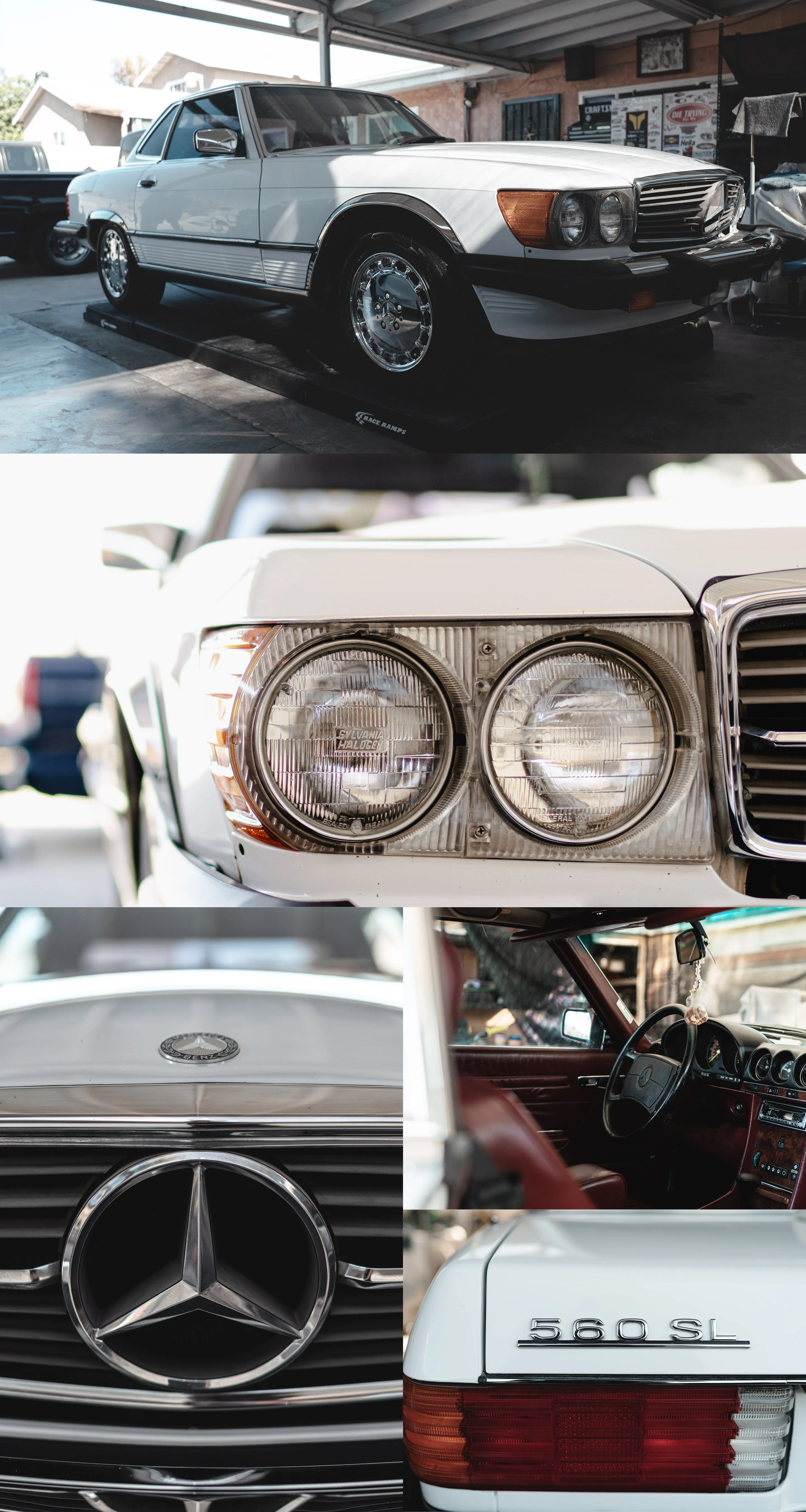 50223 mercedes 560sl diecast model 3