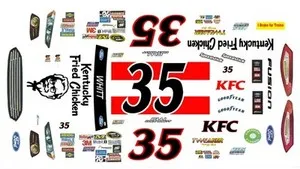 50230 nascar diecast decal surface prep