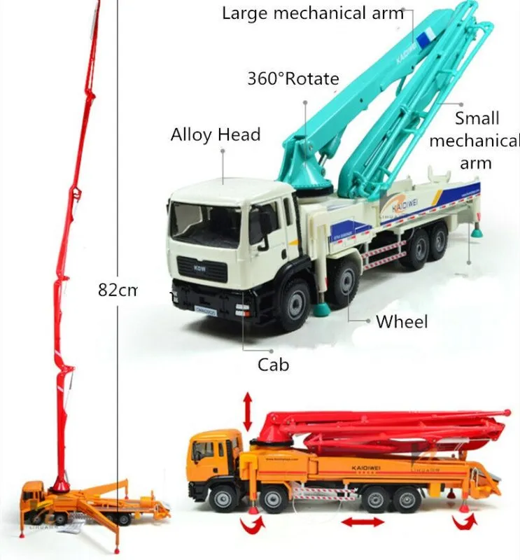 50254 concrete pump diecast model1