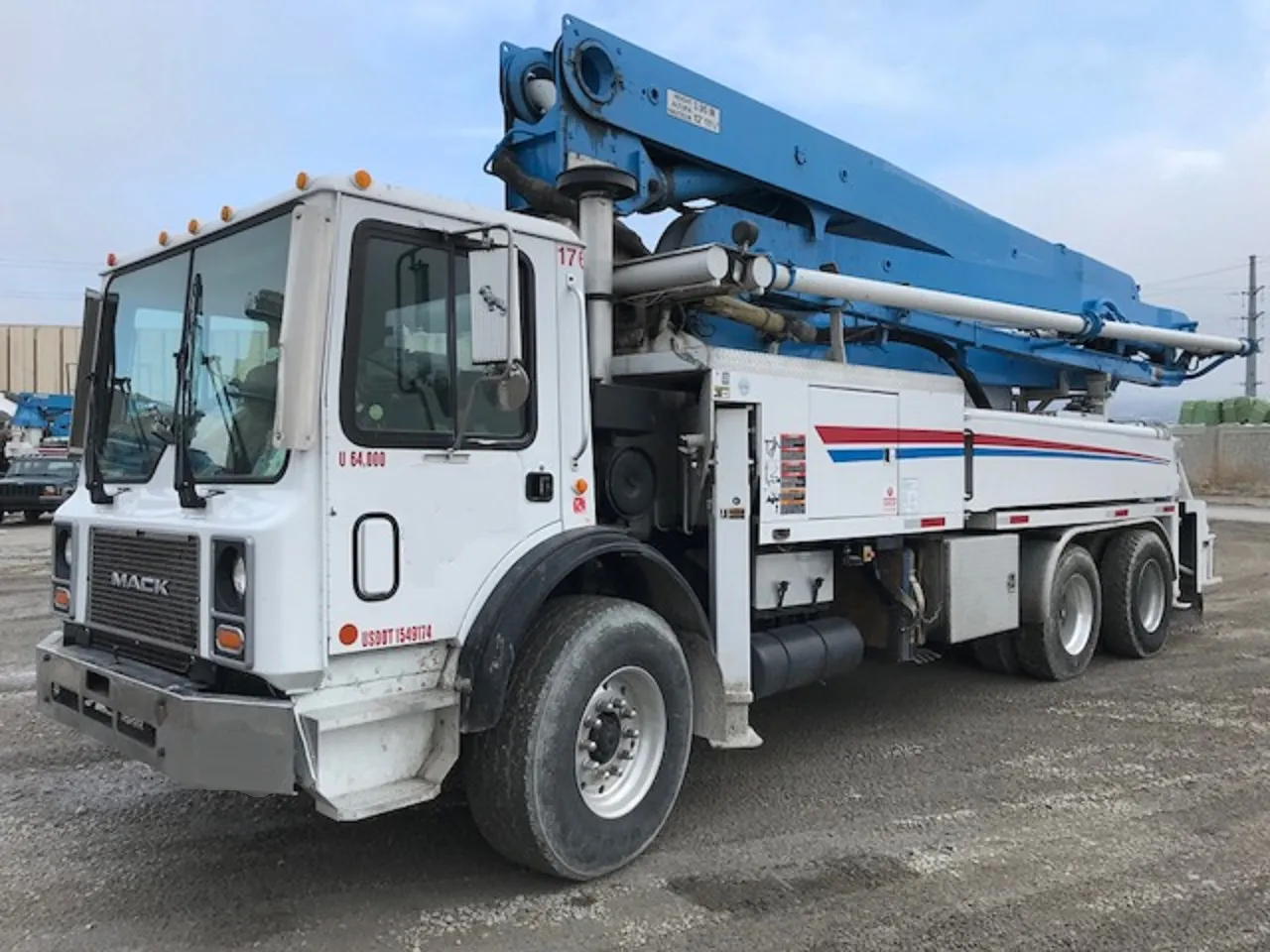 50291 trailer mounted concrete pump model